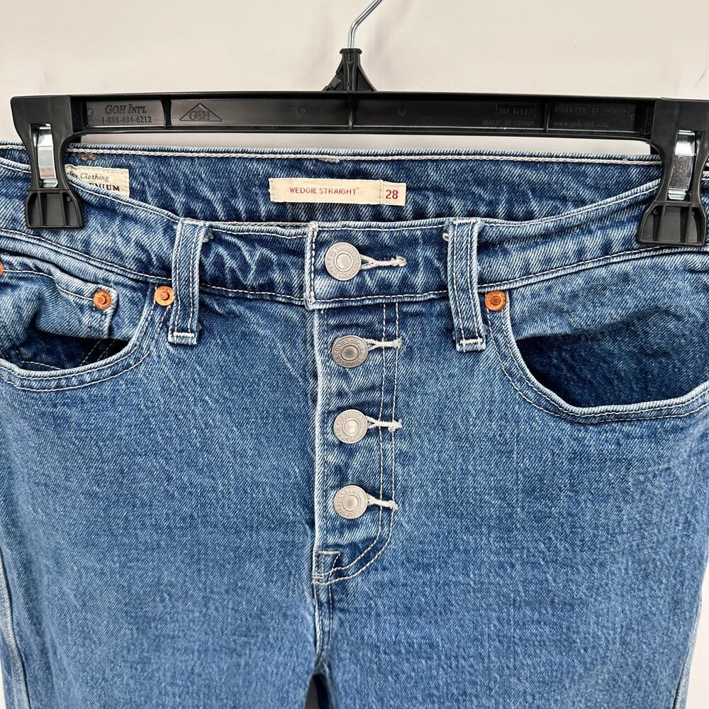 LEVI'S Wedgie Straight Denim Jean // 28x26 26995-0000 - Picture 7 of 11